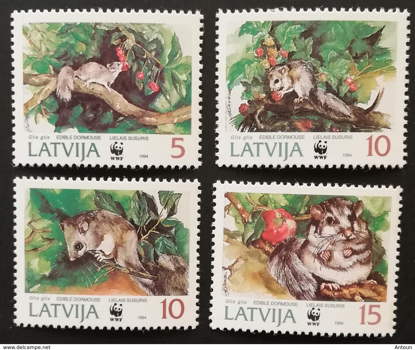Latvia 1994 World Wildlife Fund - Letland