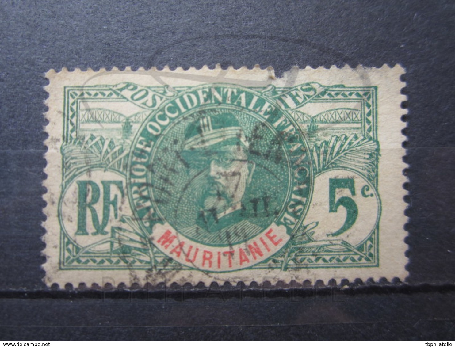 VEND TIMBRE DE MAURITANIE N° 4 , CACHET " PORT-ETIENNE " !!! - Used Stamps