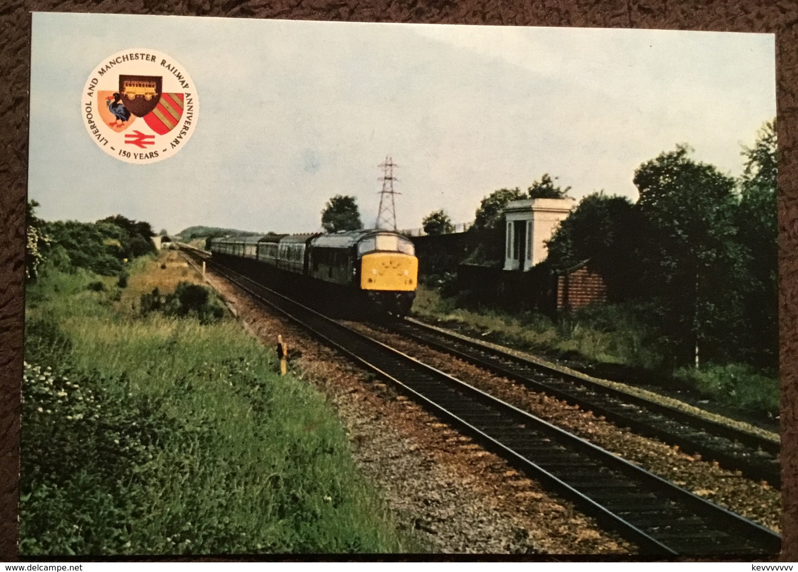 Liverpool And Manchester Railway Anniversary 150 Years ~ “Rocket 150” Class 45 Passing The Huskisson Memorial - Trains