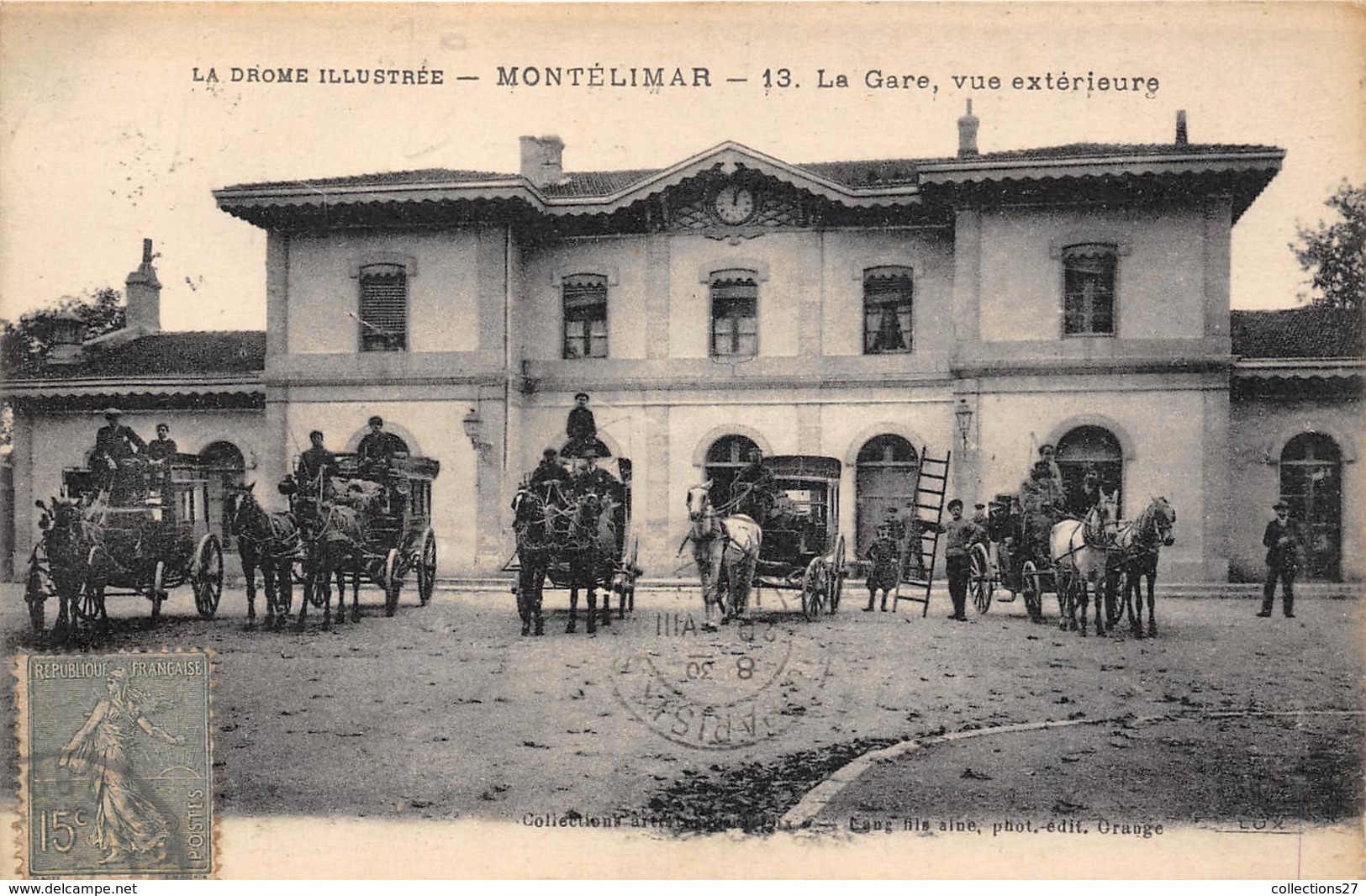 26-MONTELIMAR- LA GARE , VUE EXPTERIEURE - Montelimar