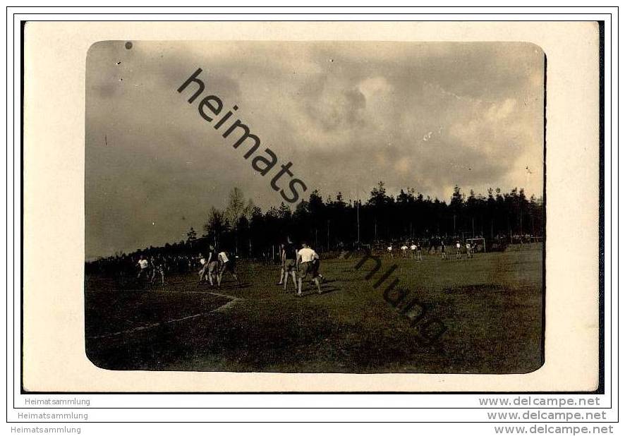 07973 Kurtschau - Sport - Feldhandball - Foto-AK - Spiel Kurtschau I Gegen Leipzig-Taucha II - Greiz