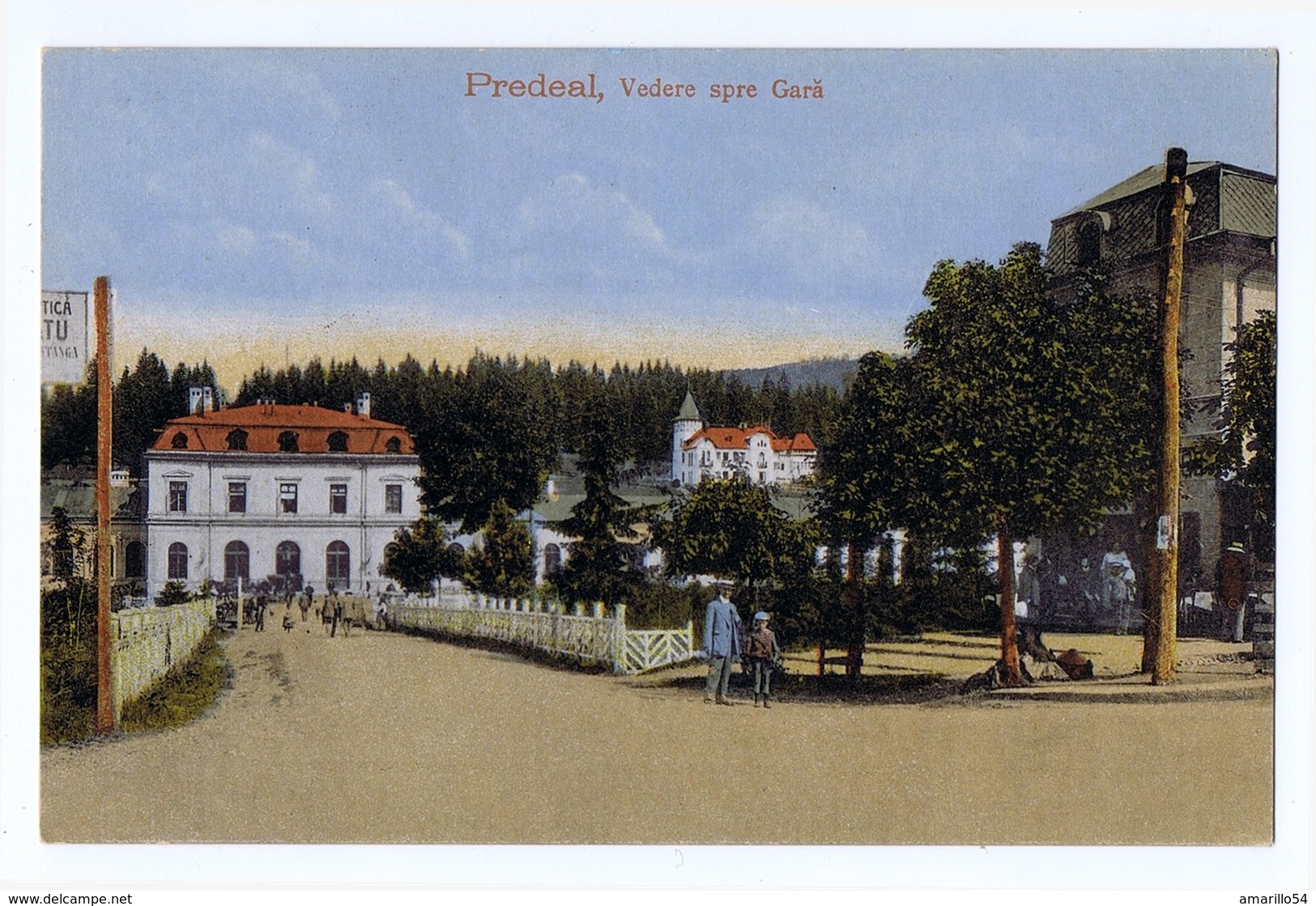 Ak PC Postcard PREDEAL Gara 1918 Beschriftet Aber Postalisch Nicht Gelaufen - Romania