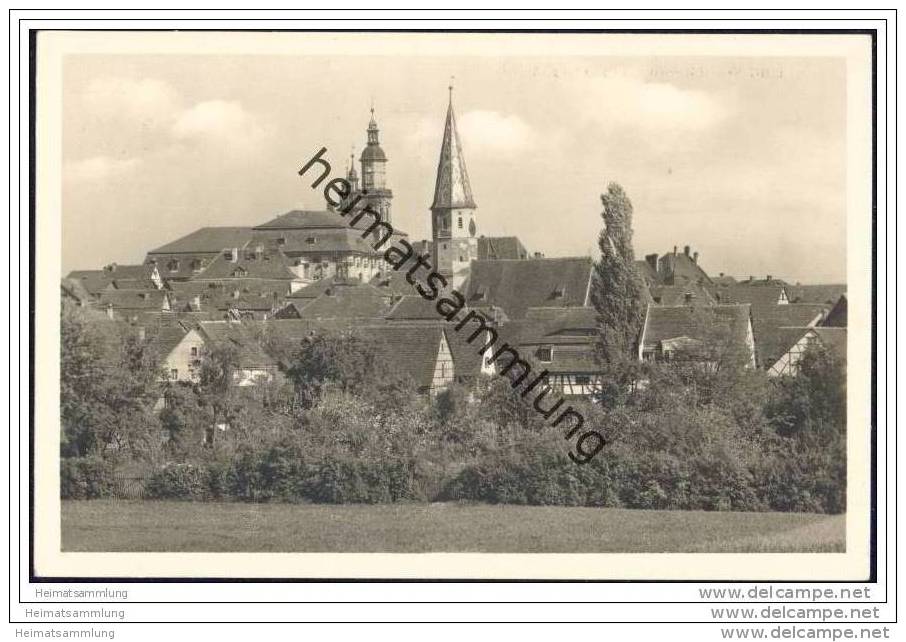 Bad Windsheim - Gesamtansicht - Foto-AK 40er Jahre - Bad Windsheim