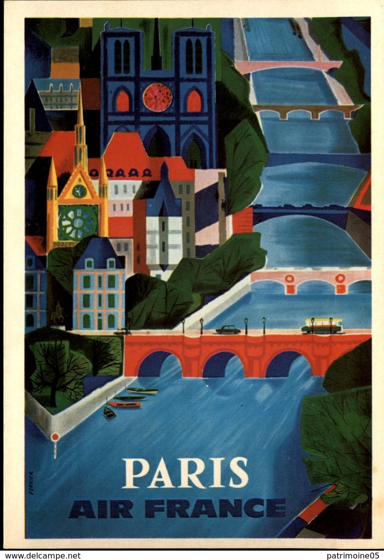 AIR FRANCE  PARIS  Repro Affiche - Otros & Sin Clasificación