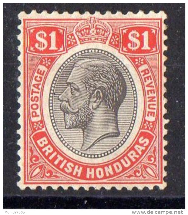 HONDURAS  BRITANNIQUE  ( POSTE ) : Y&amp;T N°  99  TIMBRE  NEUF  AVEC  TRACE  DE  CHARNIERE . - British Honduras (...-1970)