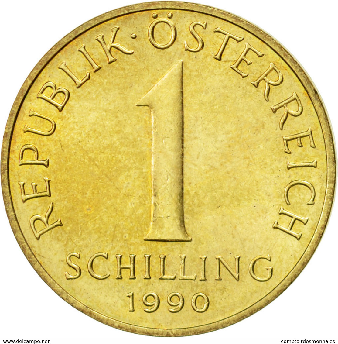 Monnaie, Autriche, Schilling, 1990, TTB+, Aluminum-Bronze, KM:2886 - Austria