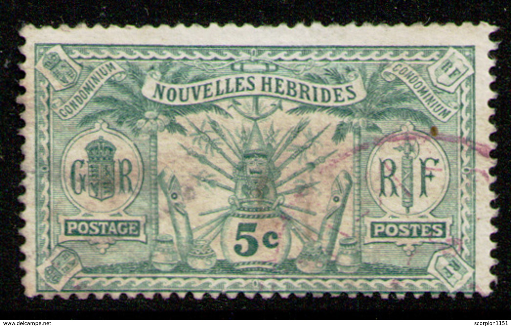 NEW HEBRIDES 1912 - From Set Used VF - Used Stamps