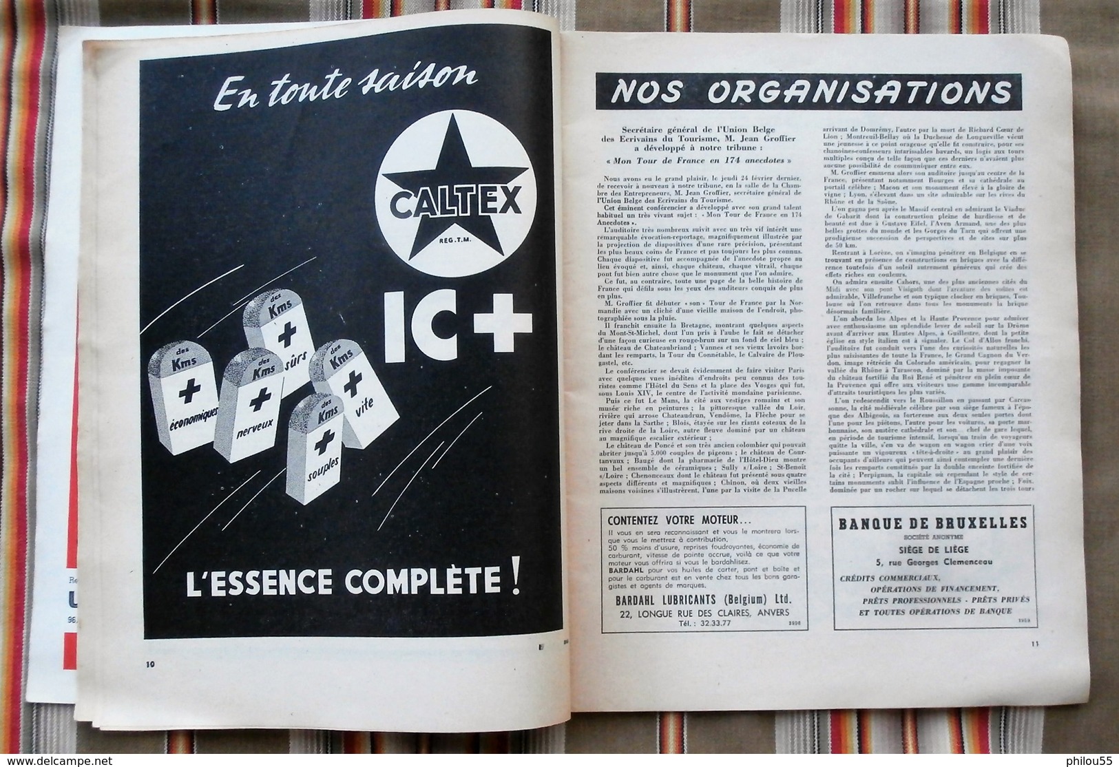 Revue MOTOR  n° 3 1955 Royal Motor Union LIEGE PUB