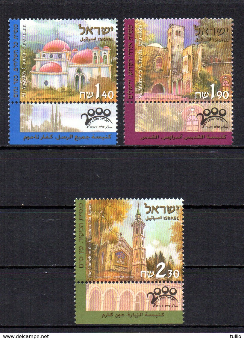 ISRAEL 2000 MINT MNH - Unused Stamps (with Tabs)