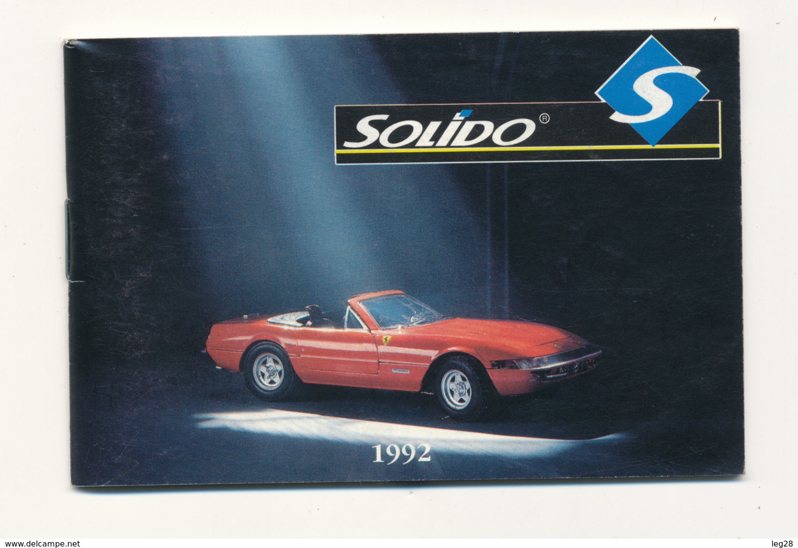 MINI CATALOGUE SOLIDO  1992 - France