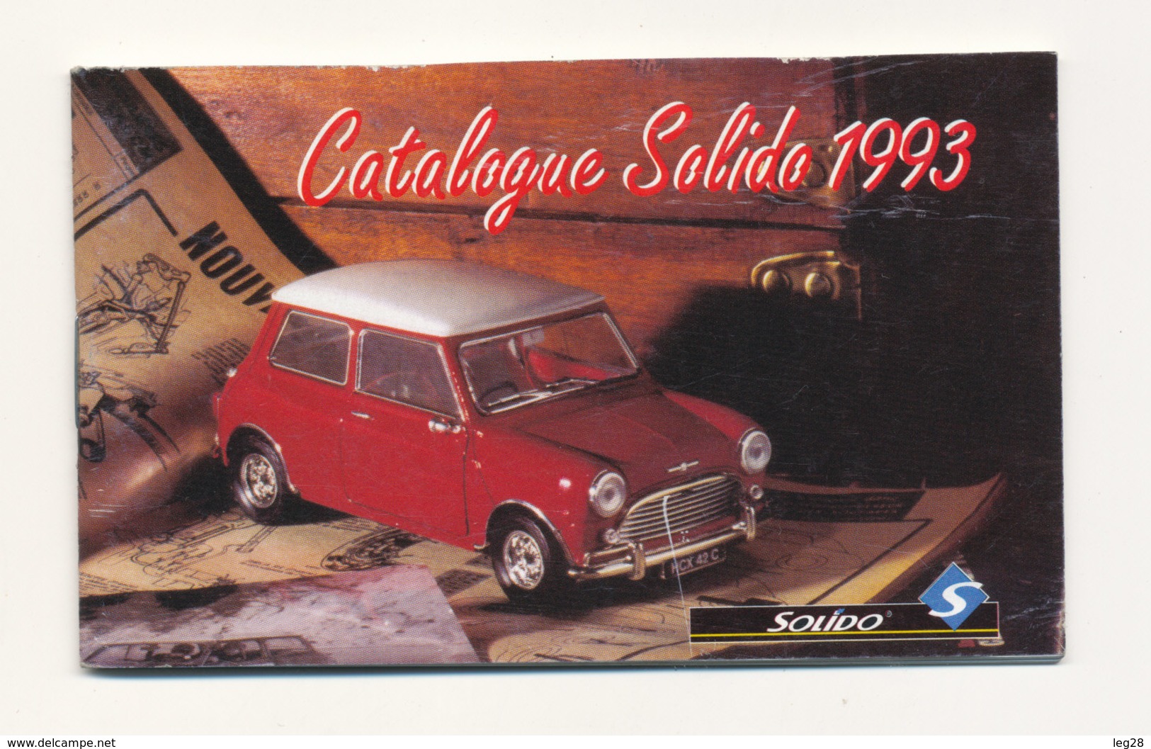 MINI CATALOGUE SOLIDO  1993 - France