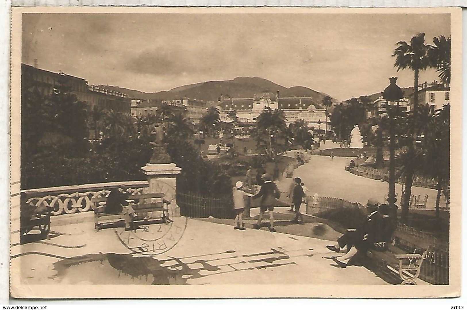 FRANCIA TP NICE CON  MAT EXPOSITION COLONIALE PARIS 1931 - Cartas & Documentos