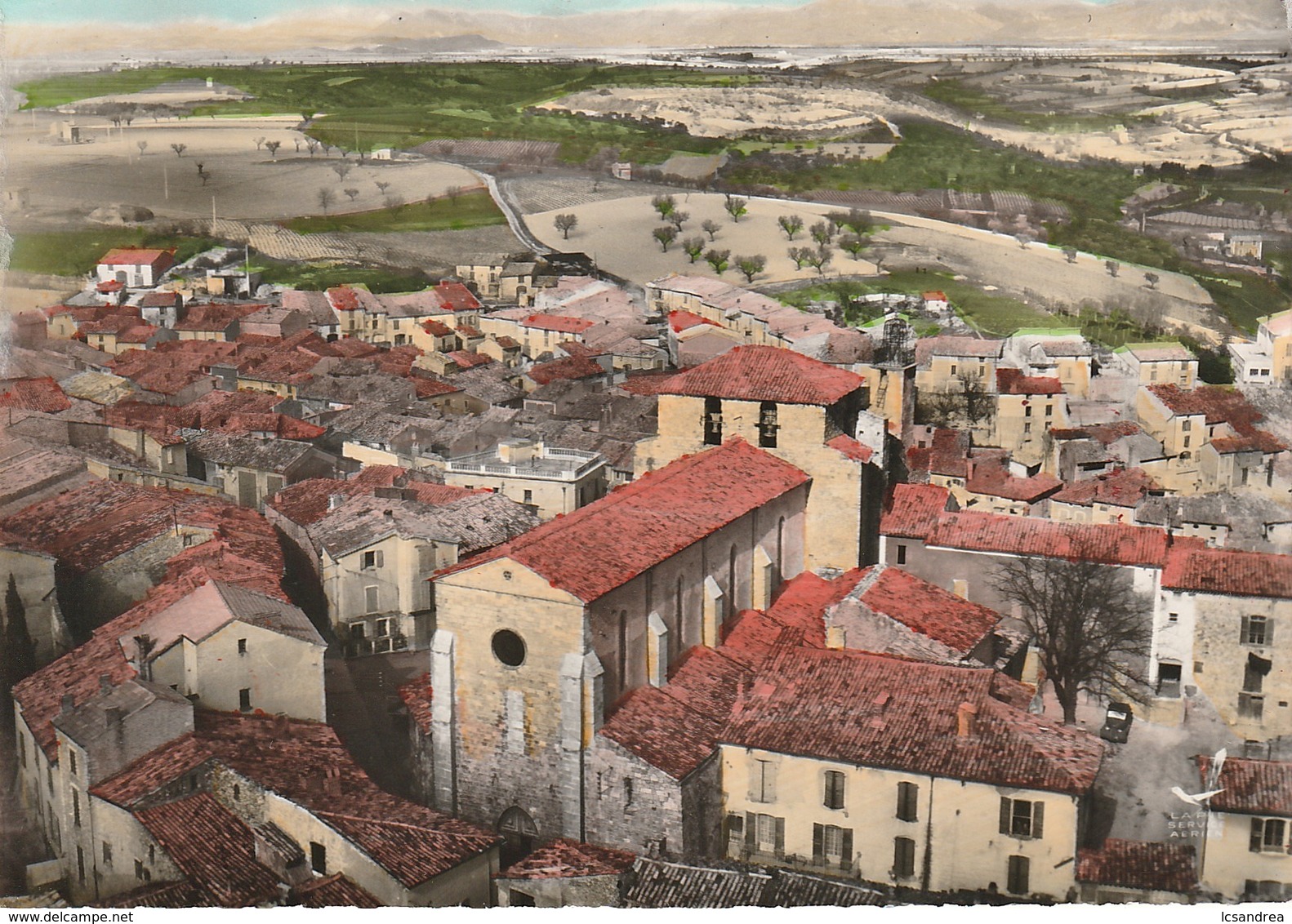 CPSM VALENSOLE - L'Eglise Et Le Centre - Autres & Non Classés