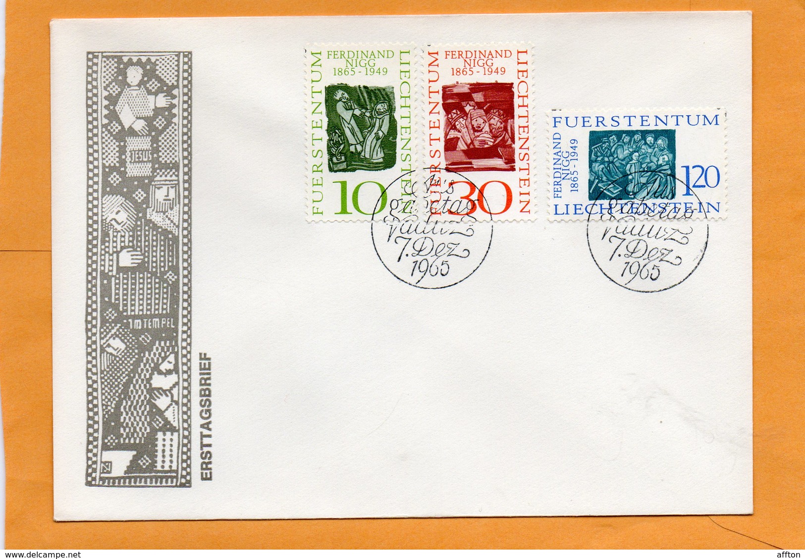 Liechtenstein 1965 FDC - FDC