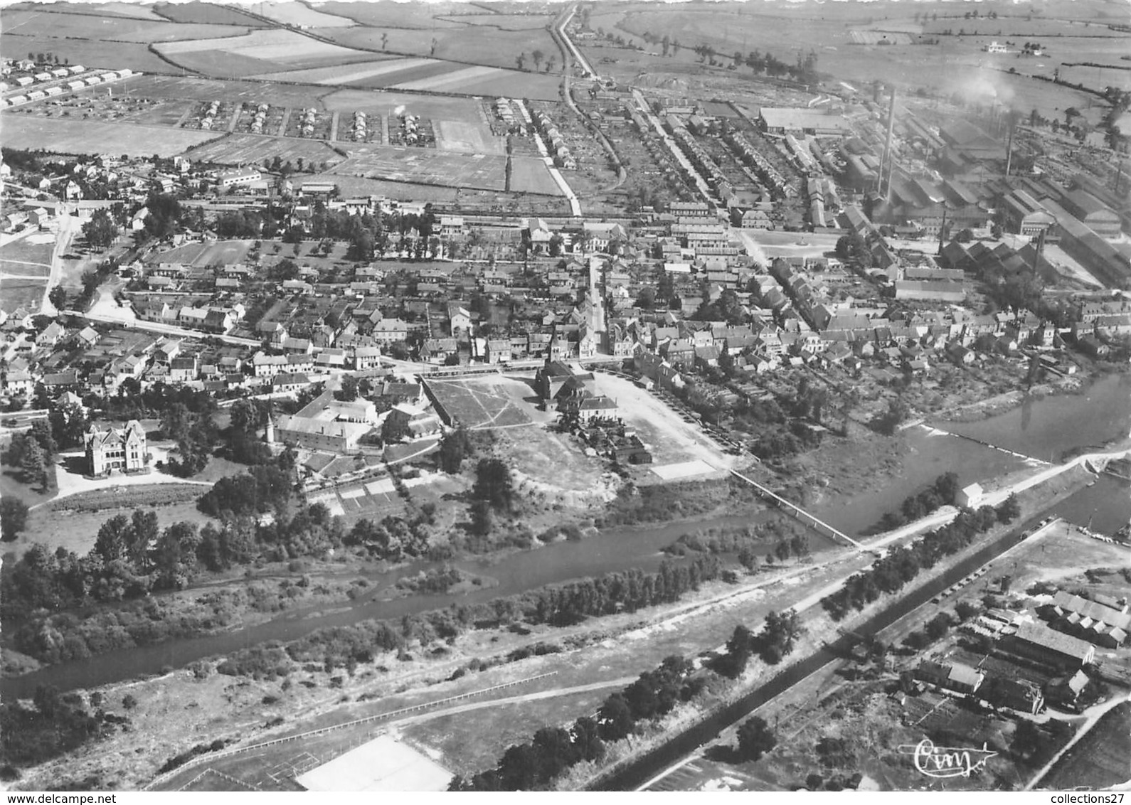 71-GUEUGNON - VUE AERIENNE - Gueugnon