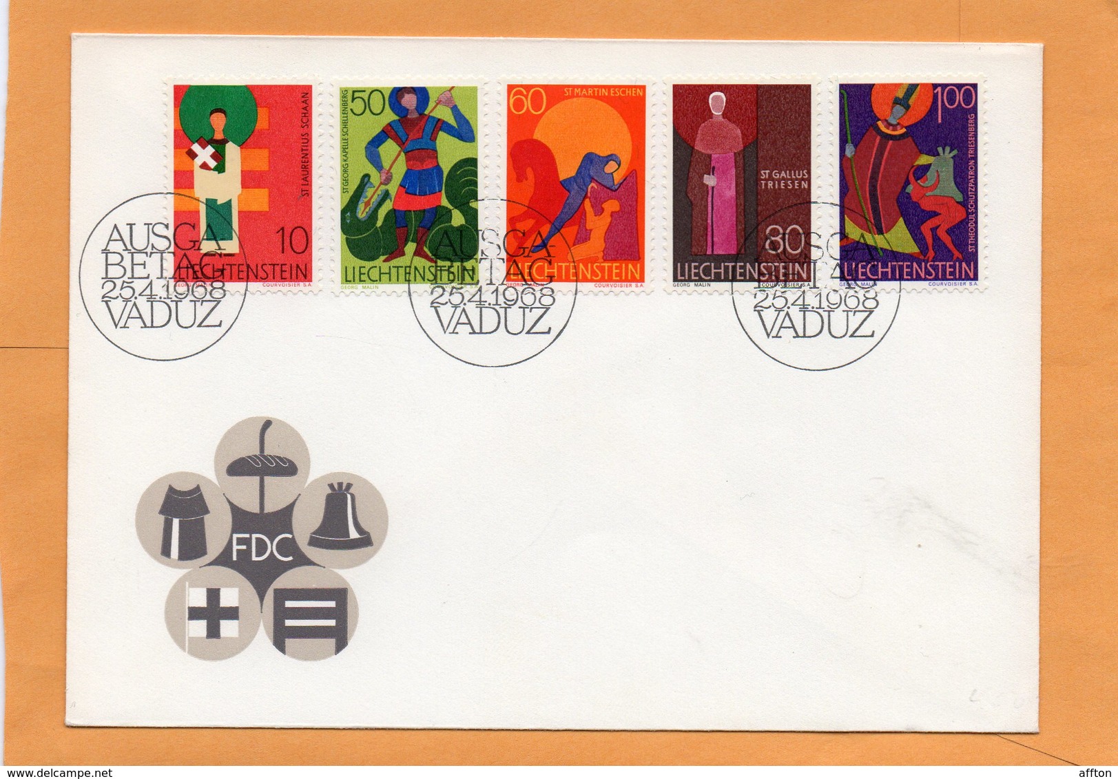 Liechtenstein 1968 FDC - FDC