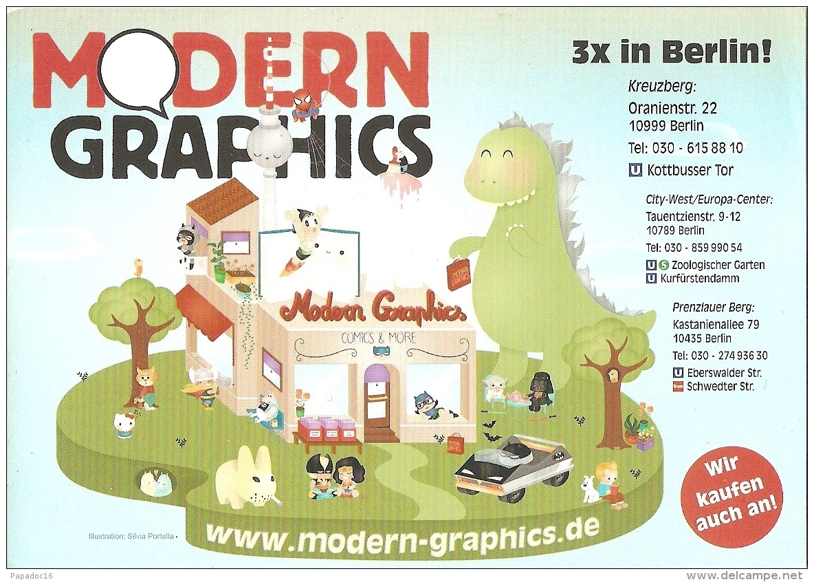 BD - Flyer - Modern Graphics - Berlin (ill. Sylvia Portella) - Altri & Non Classificati