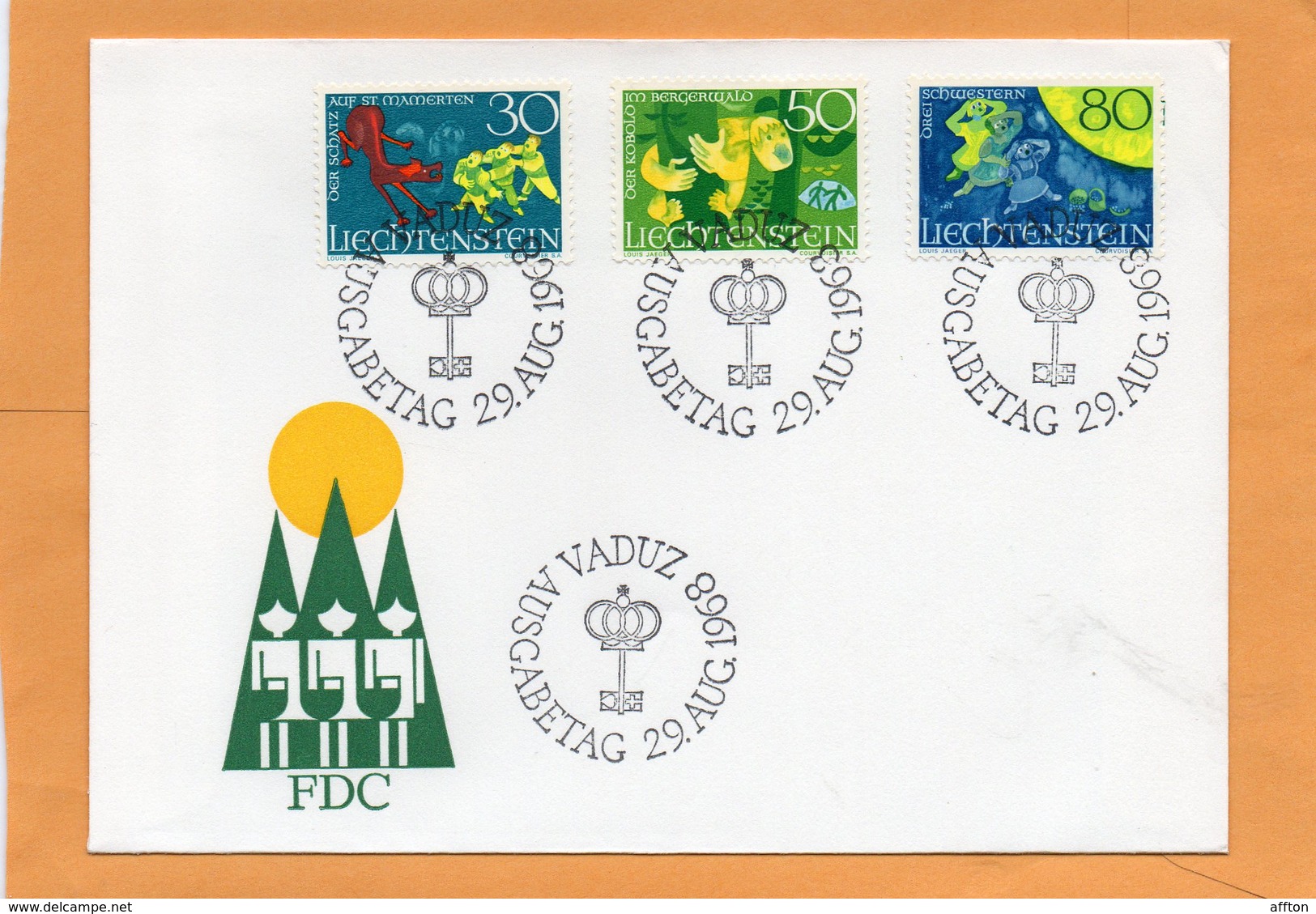 Liechtenstein 1968 FDC - FDC