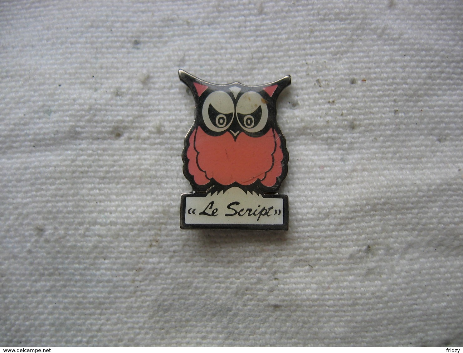 Pin's Hibou, Chouette "Le Script" - Animals