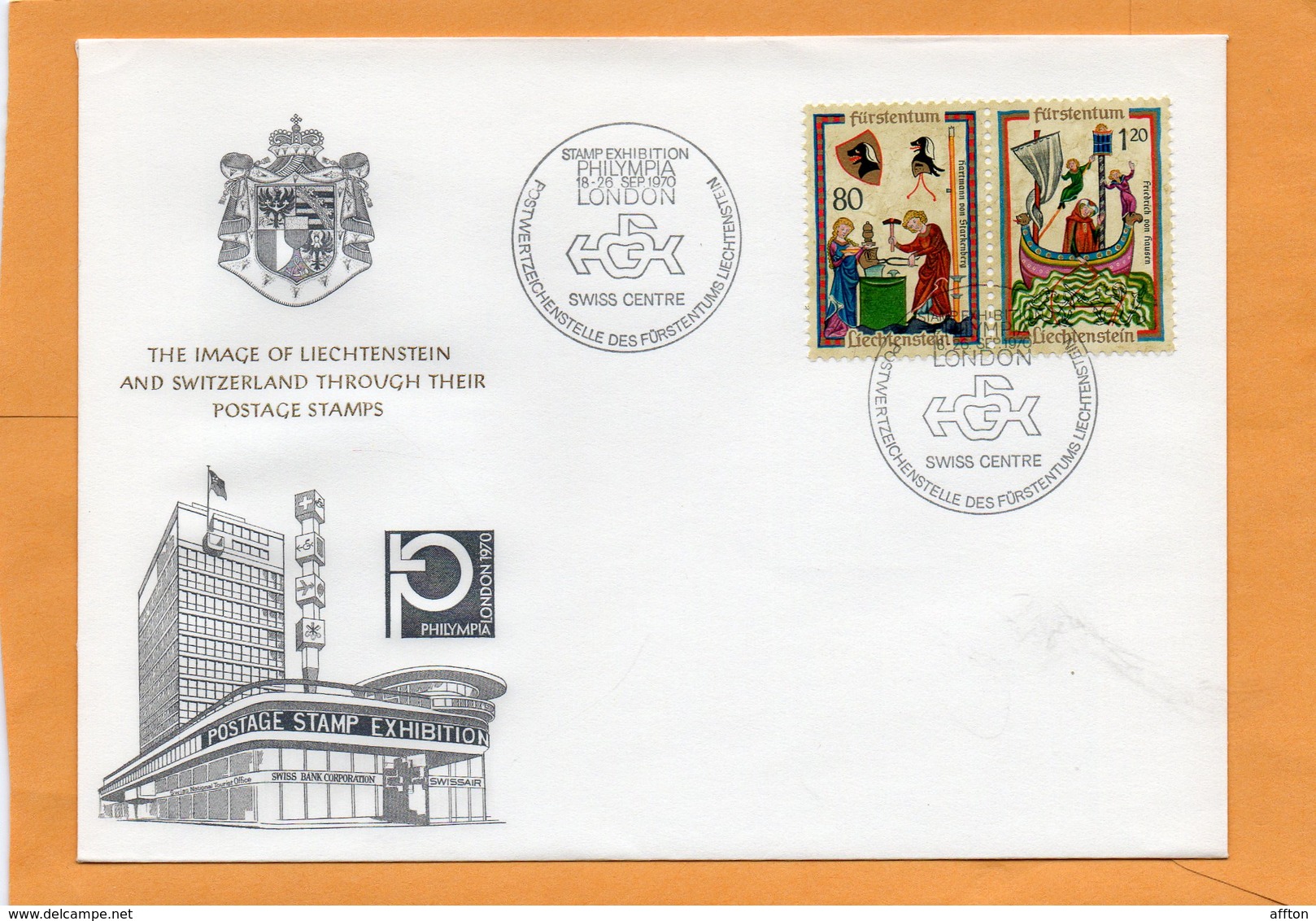 Liechtenstein 1970 FDC - FDC