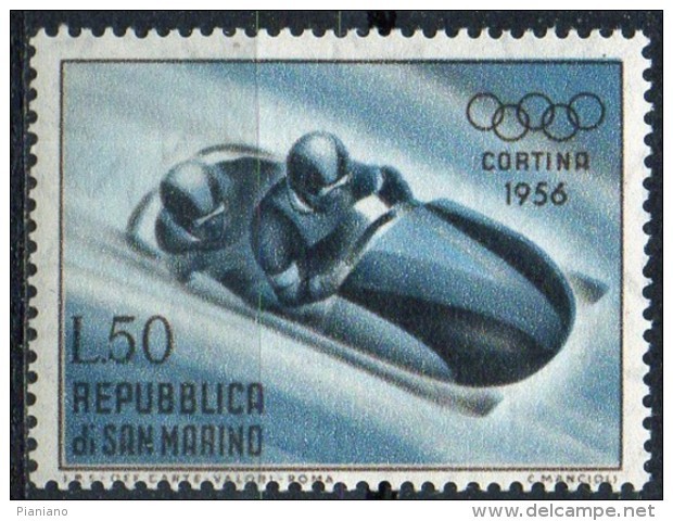 PIA - SAN  MARINO  - 1955 : 7° Giochi Olimpici Invernali Di Cortina D' Ampezzo  -  (SAS  435) - Winter 1956: Cortina D'Ampezzo