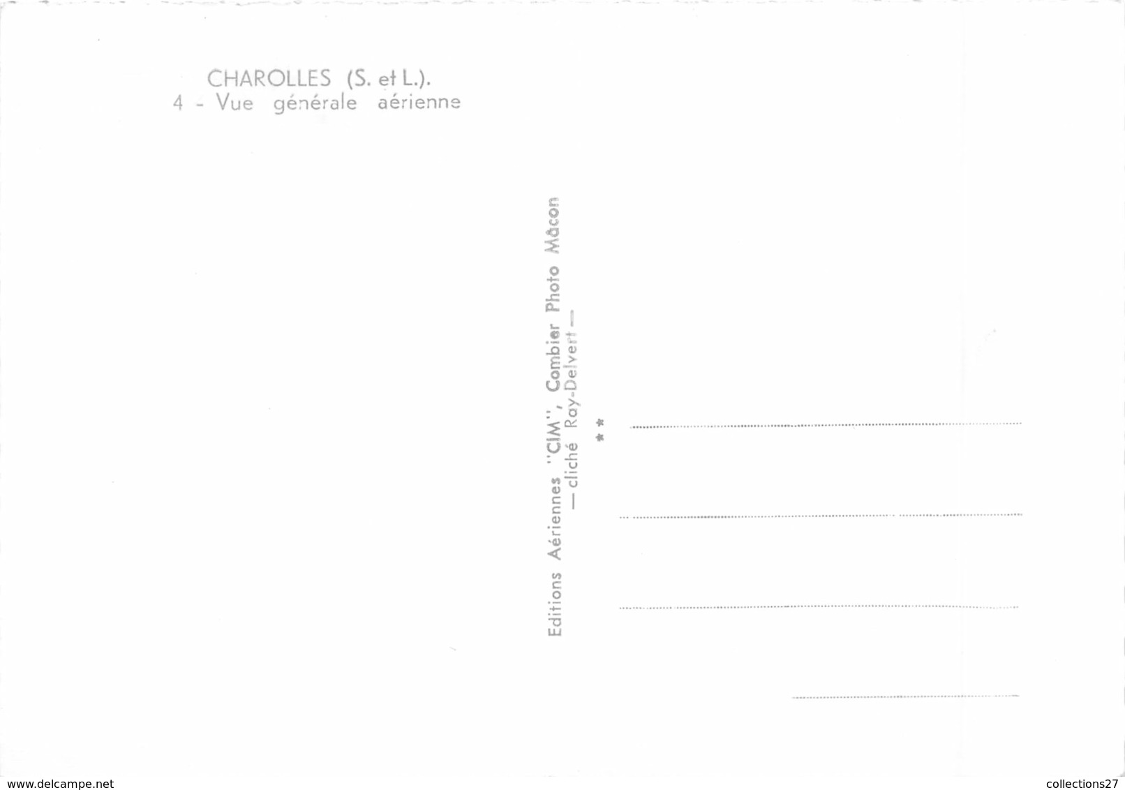 71-CHAROLLES- VUE GENERALE AERIENNE - Charolles