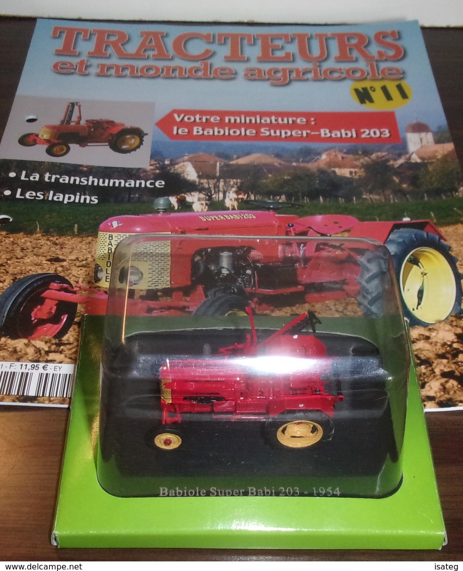 Tracteurs Et Monde Agricole N° 11 : La Babiole Super-babi 203 - 1954 - Hachette - Autres & Non Classés