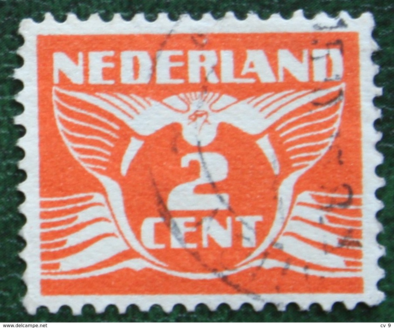 2 Ct Vliegende Duif Perf. 12 1/2  NVPH 173 A (Mi 174 A) 1926 Gestempeld / USED NEDERLAND / NIEDERLANDE - Oblitérés