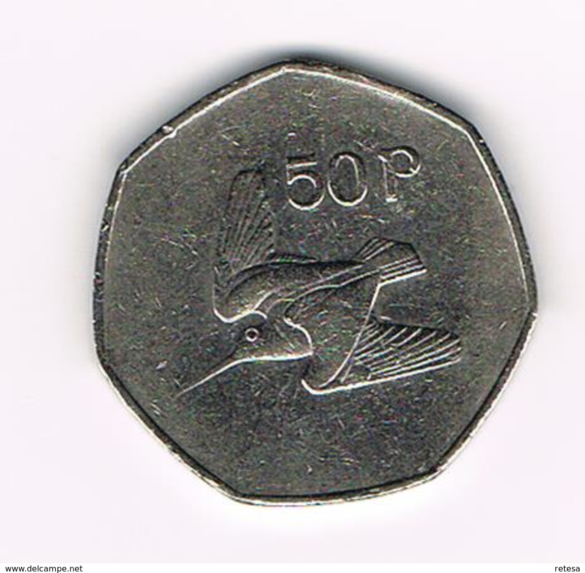 &-   IERLAND  50  PENCE  1988 - Irlande