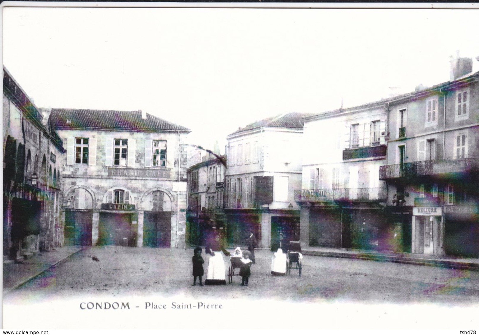 32---- REPRODUCTION LA DEPECHE --CONDOM ---place Saint-pierre---voir  2 Scans - Condom