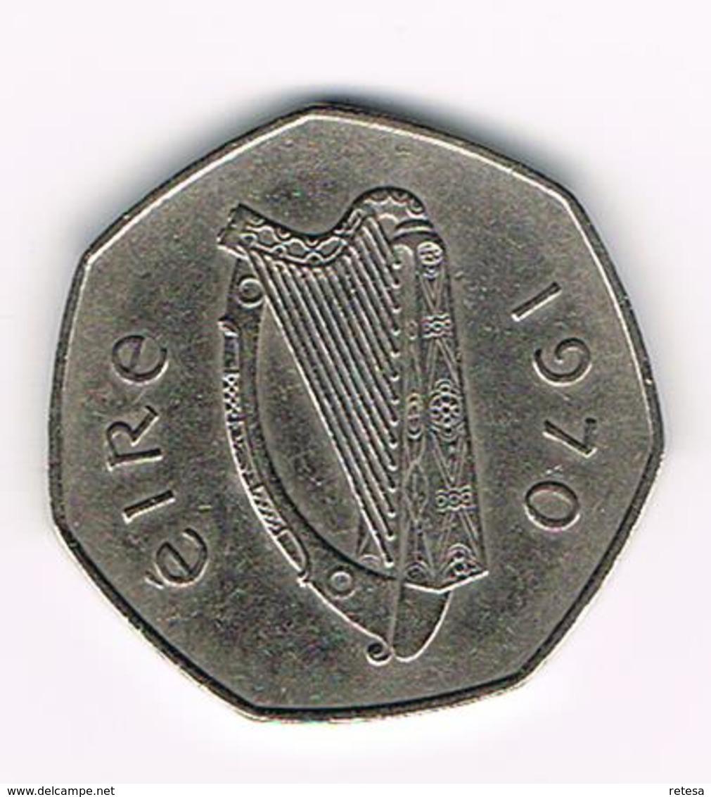 &  IERLAND  50  PENCE  1970 - Irlande