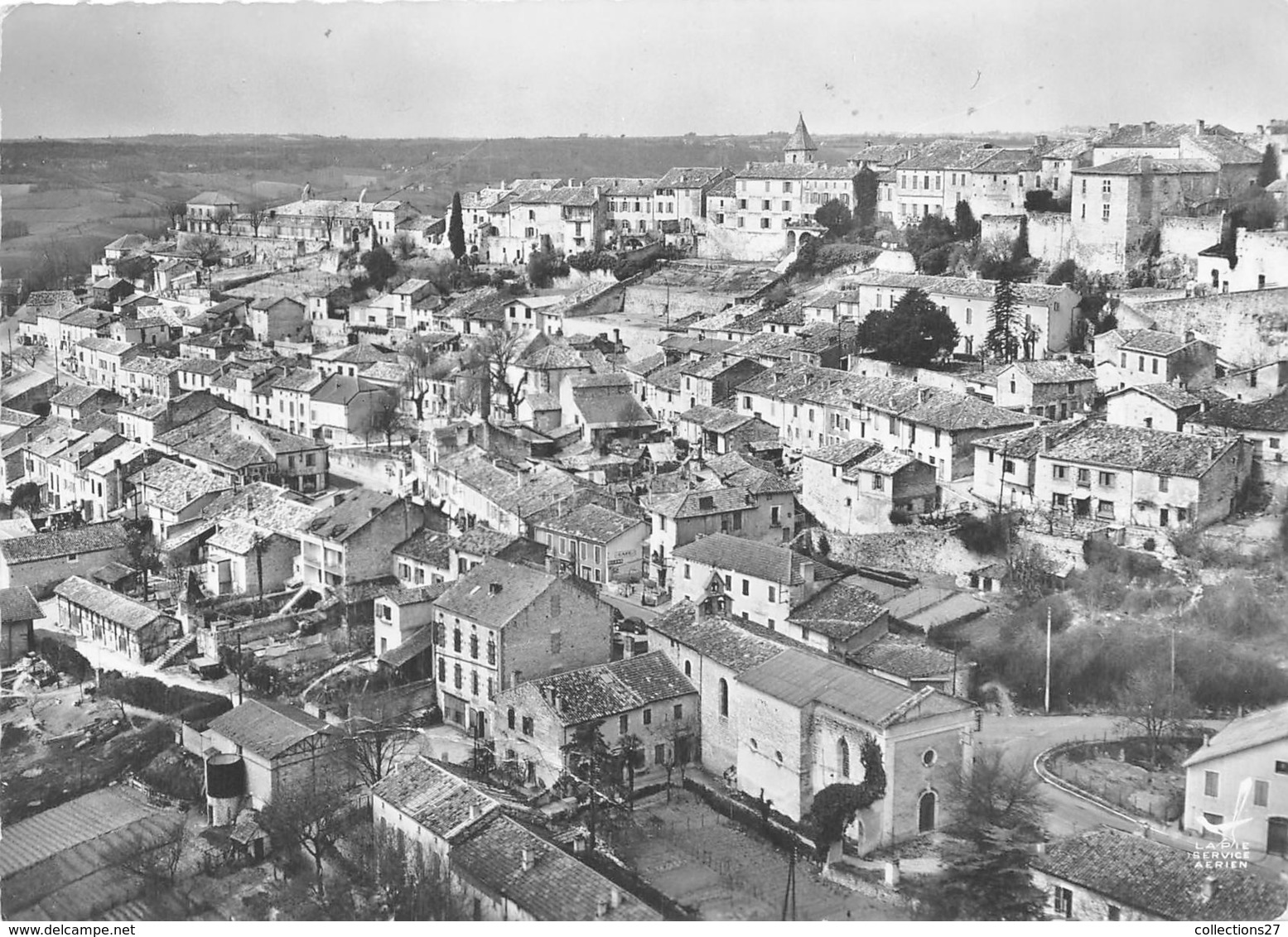 82-LAUZERTE- VUE GENERALE LE HAUT DE LA VILLE - Lauzerte