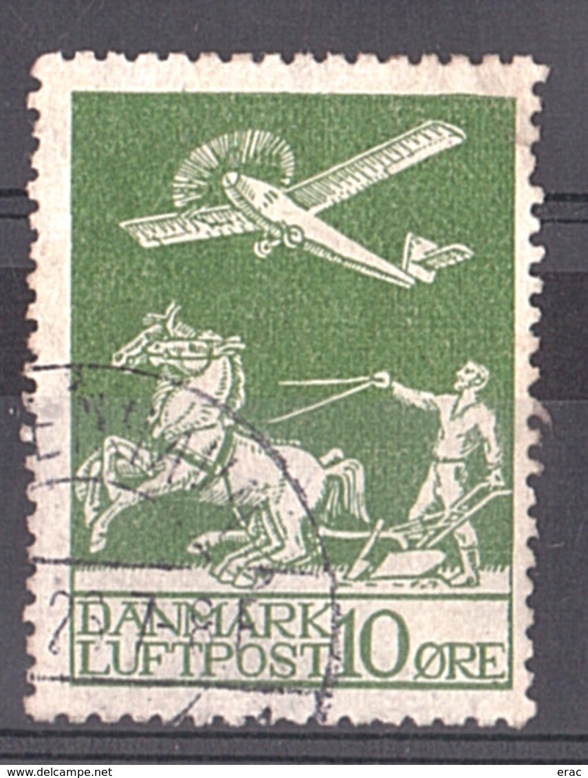 Danemark - 1925/30 - PA N° 1 - Oblitéré - Luftpost