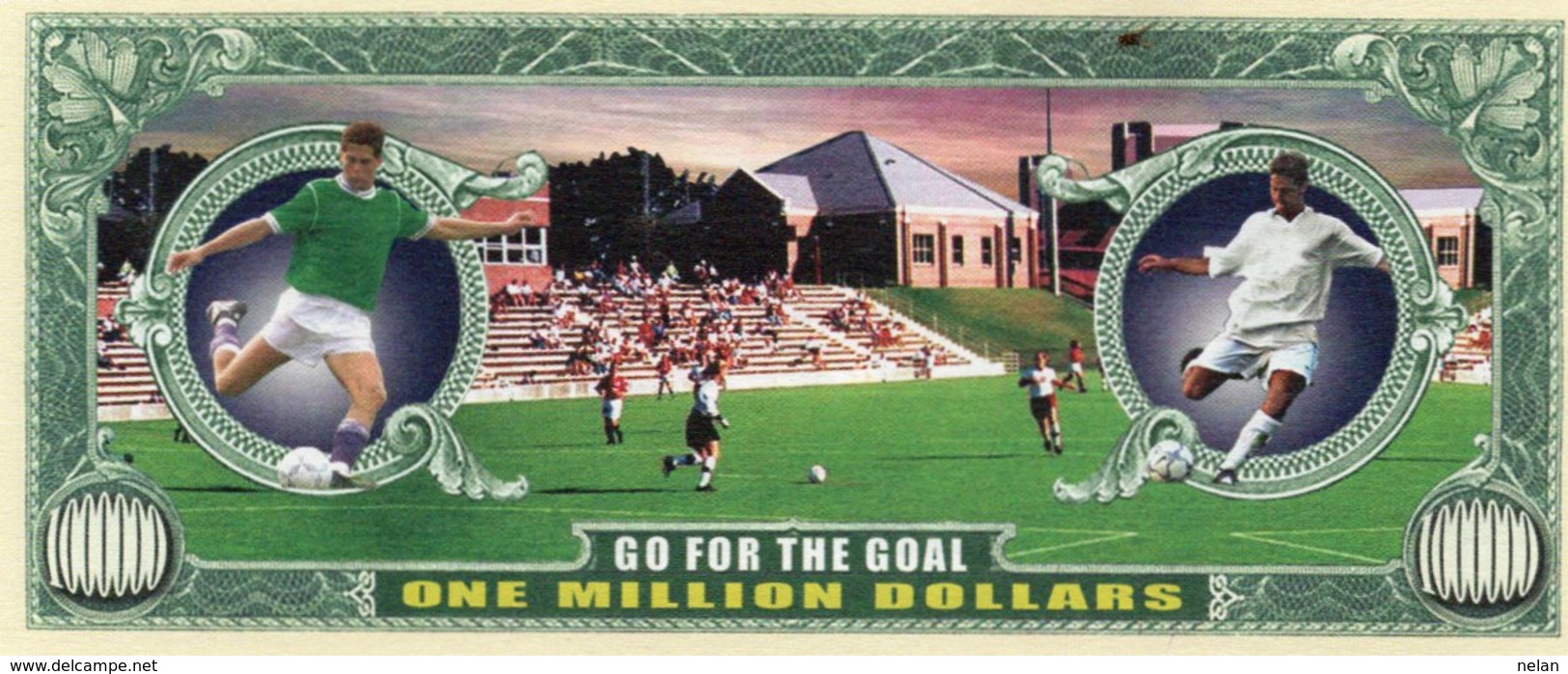 STATI UNITI-1 MILLION DOLLARS-SOCCER-2002- EMISSIONI DI  FANTASIE-UNC - Altri & Non Classificati