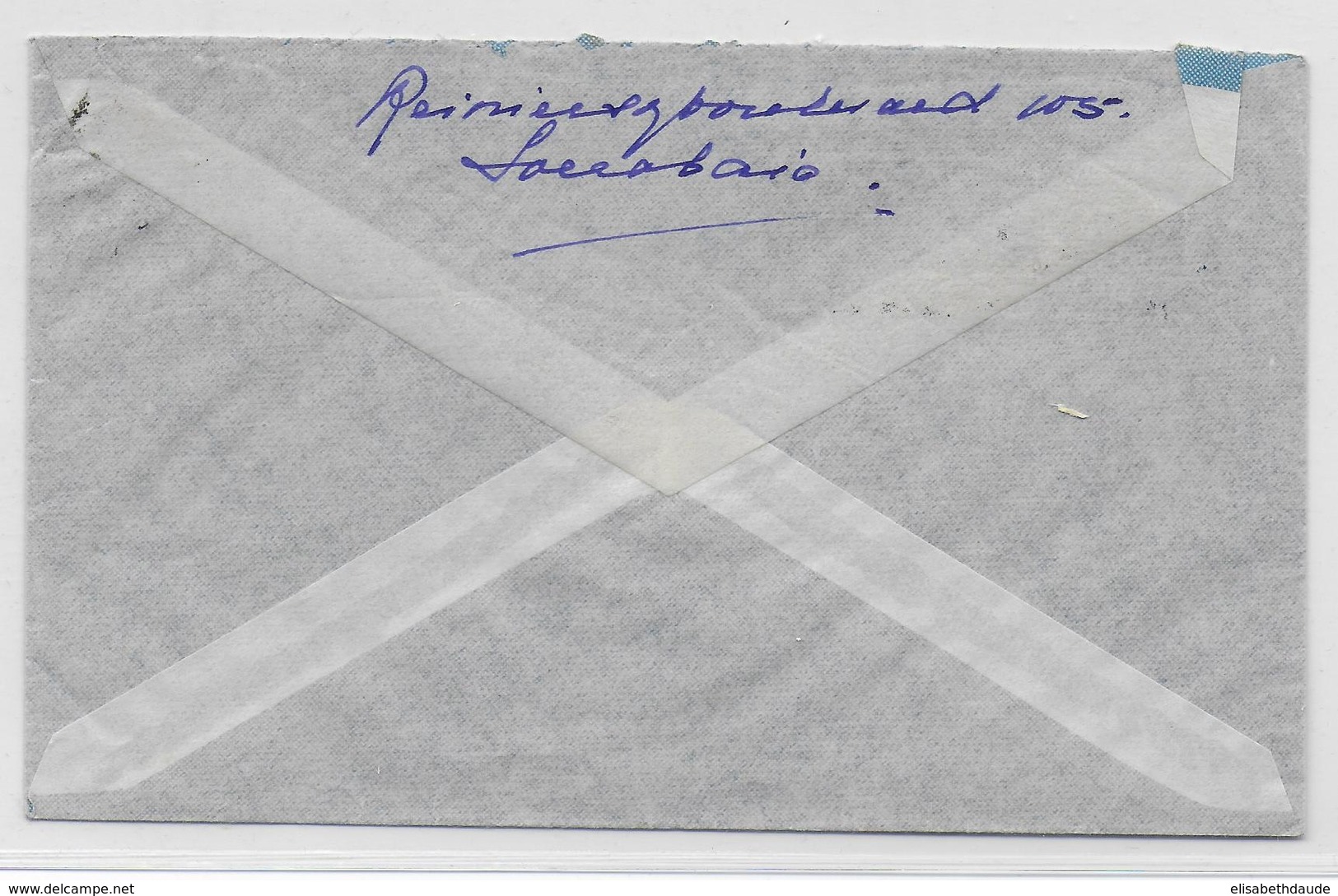 INDES NEERLANDAISES - 1937 - ENVELOPPE Par AVION De SOERBAJA => HOLLANDE - Netherlands Indies