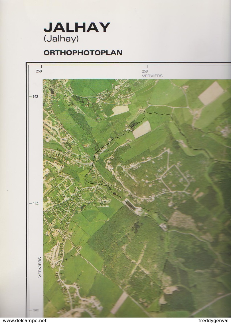 JALHAY ORTHOPHOTOPLAN 1/10.000 - Topographische Kaarten