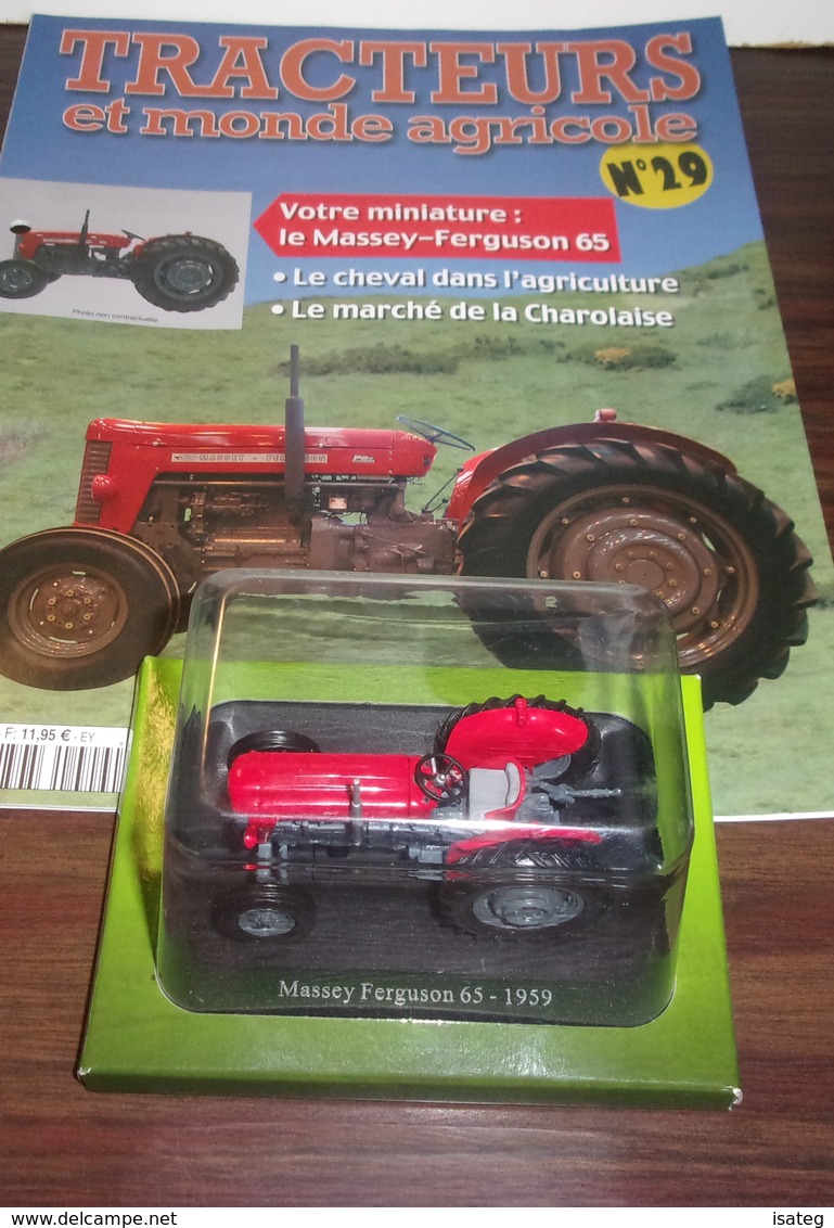 Tracteurs Et Monde Agricole N°29 : Le Massey-Ferguson 65 - 1959-Hachette - Autres & Non Classés