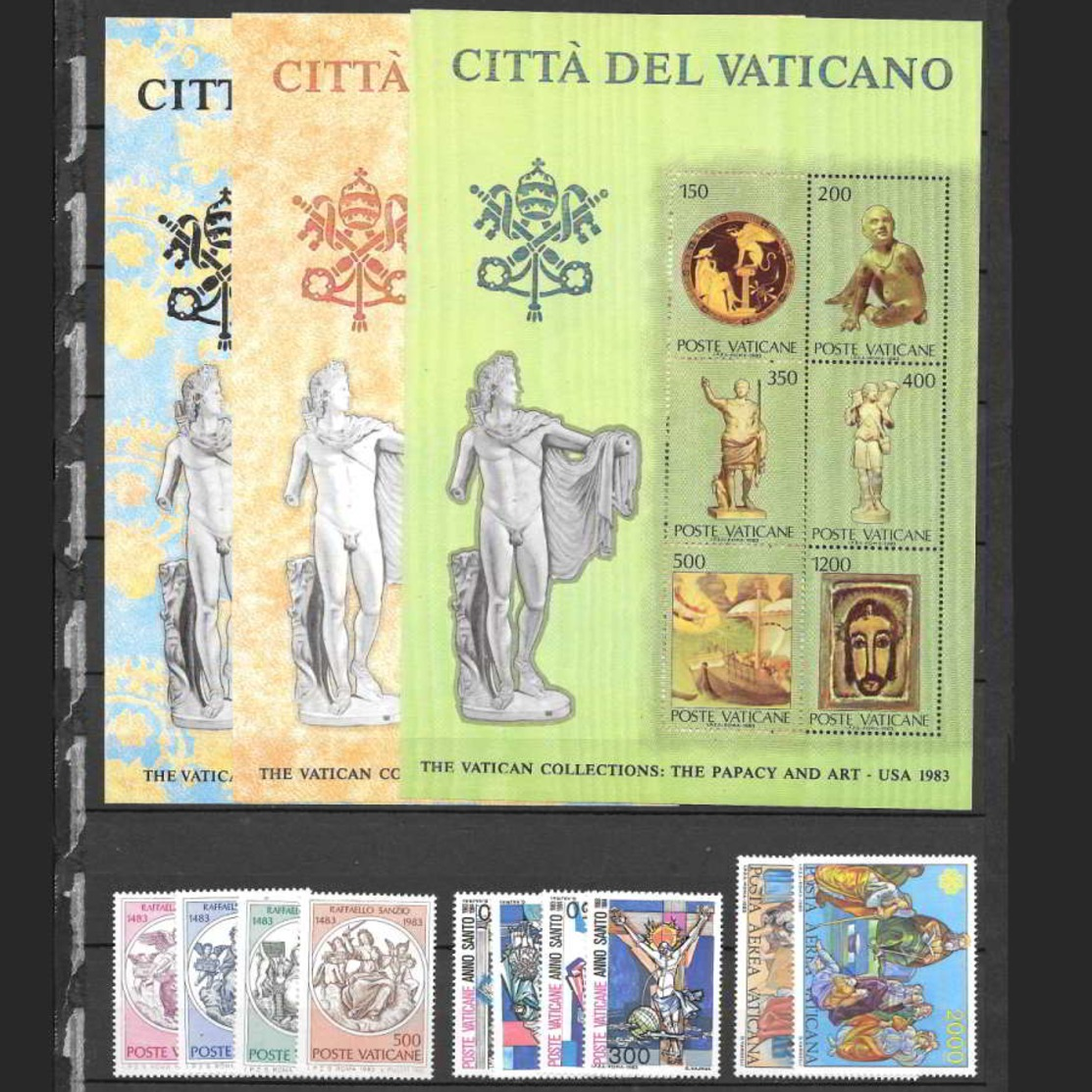 Vaticano 1983  Annata Completa Nuova/mnh** (Include 3 Foglietti E Posta Aerea) - Annate Complete