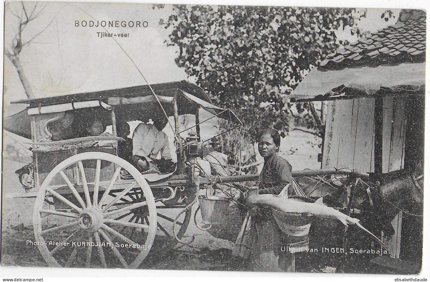 INDES NEERLANDAISES - 1911 - CARTE POSTALE De SOERABAJA => ROMA (ITALIA) - Indonésie