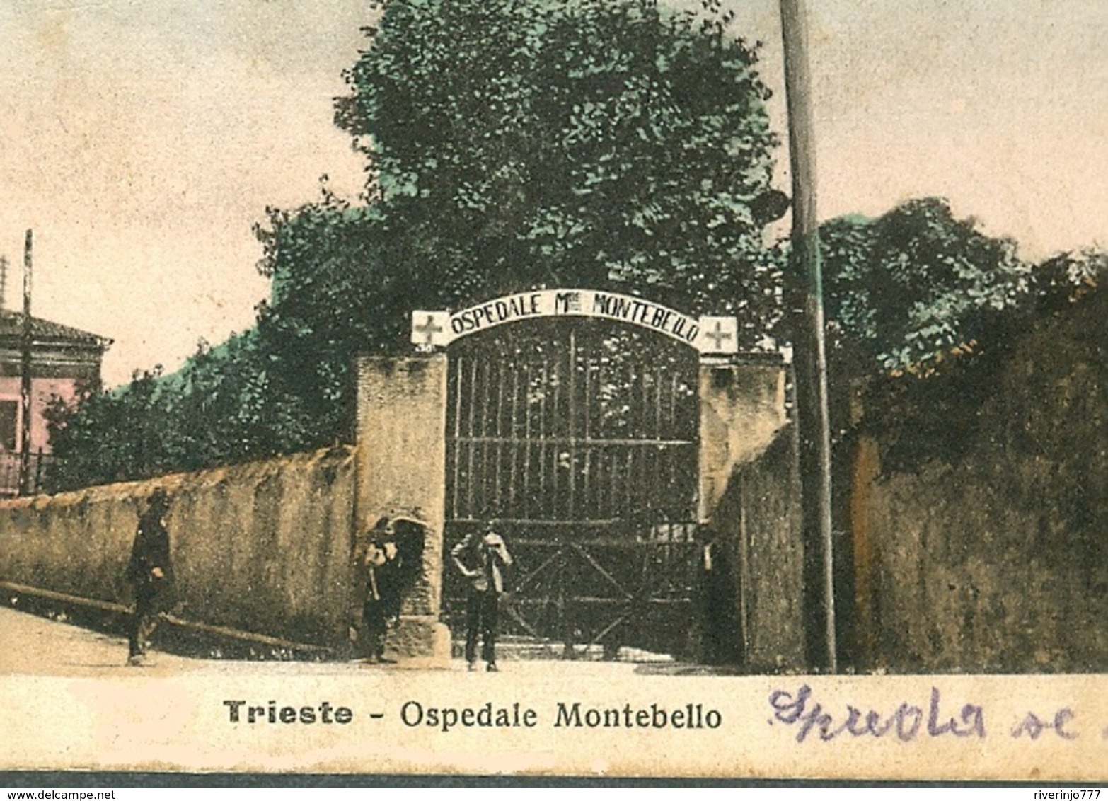 Trieste Italy Trst OSPEDALE MONTEBELLO  1920 Italia - Altri & Non Classificati