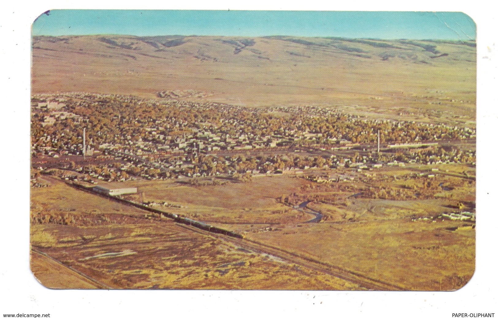 USA - WYOMING - LARAMIE, Air View, Nachgebühr- Postage Due - Laramie