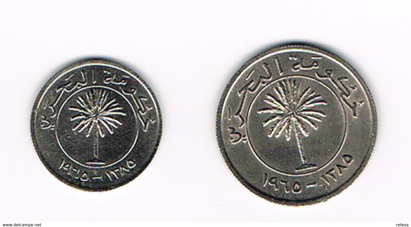 -&   BAHRAIN  25 En  50  FILS  1965 ( 1385 ) - Bahreïn