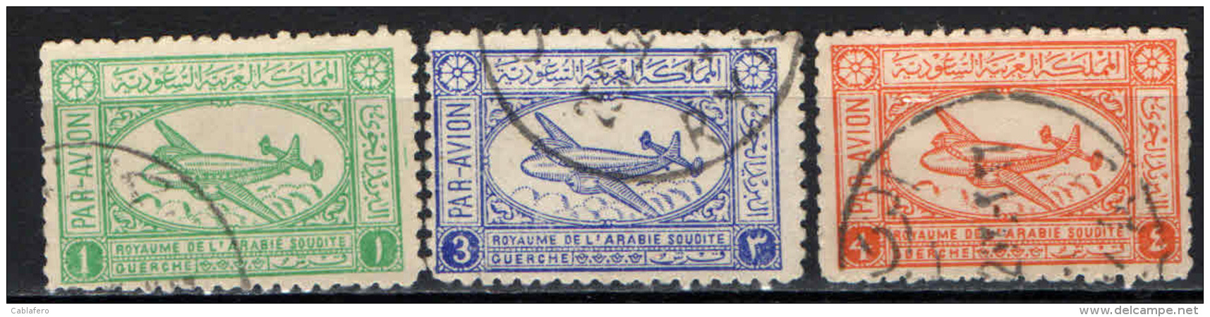 ARABIA SAUDITA - 1949 - AEREO IN VOLO - USATI - Arabia Saudita