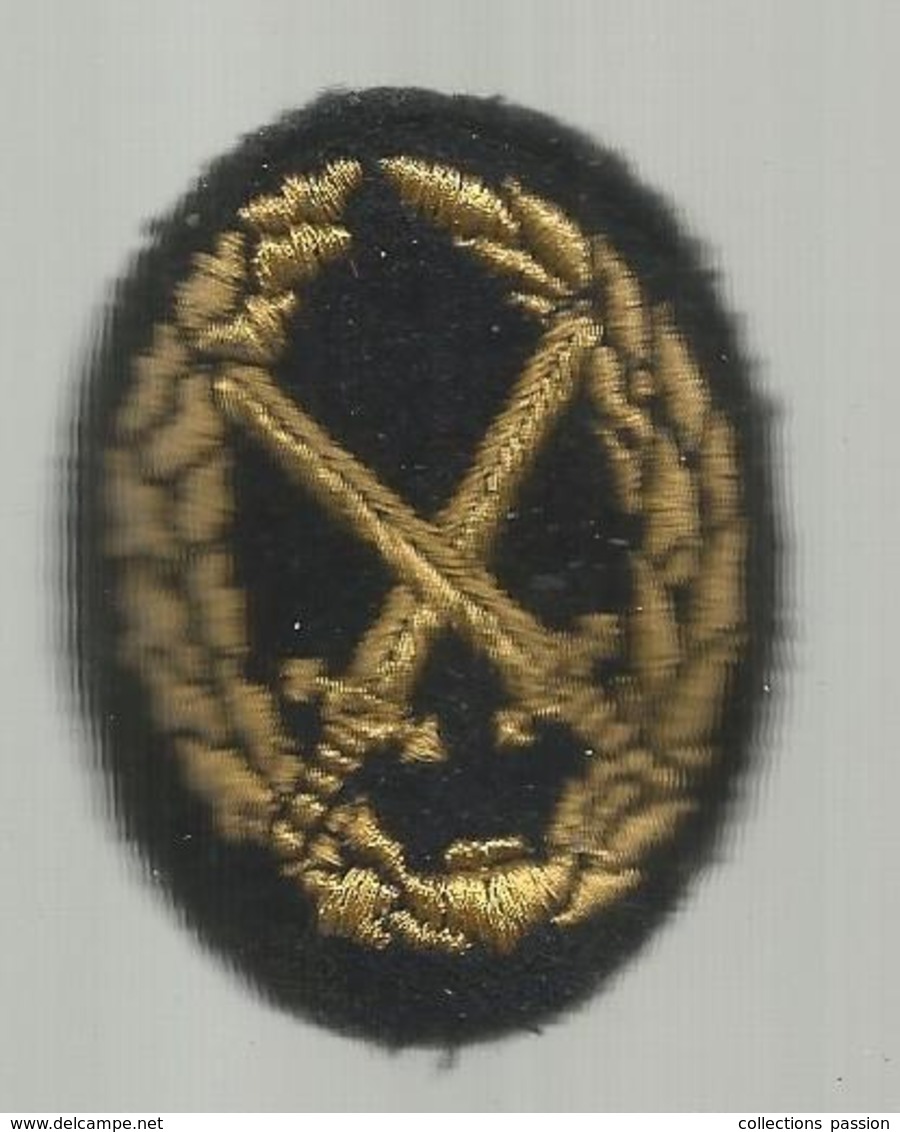 écusson Tissu , Militaria , Armée De Rerre , BMP2 , Brevet Militaire Professionnel De 2 E Degré , 2 Scans - Ecussons Tissu