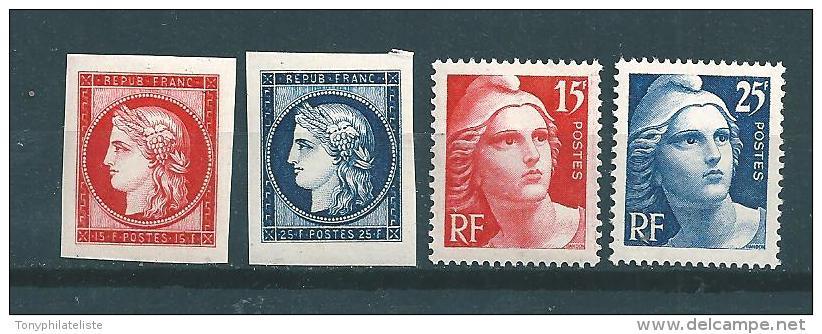 France Timbres De 1949  N°830  A 833  Neufs ** Parfait - Unused Stamps