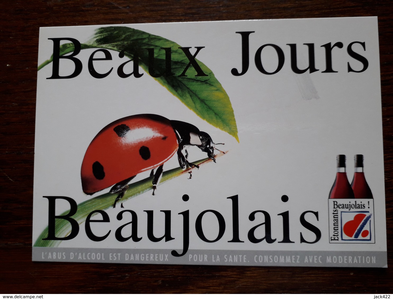 L8/27bis Beaujolais. Beaux Jours Beaujolais - Advertising