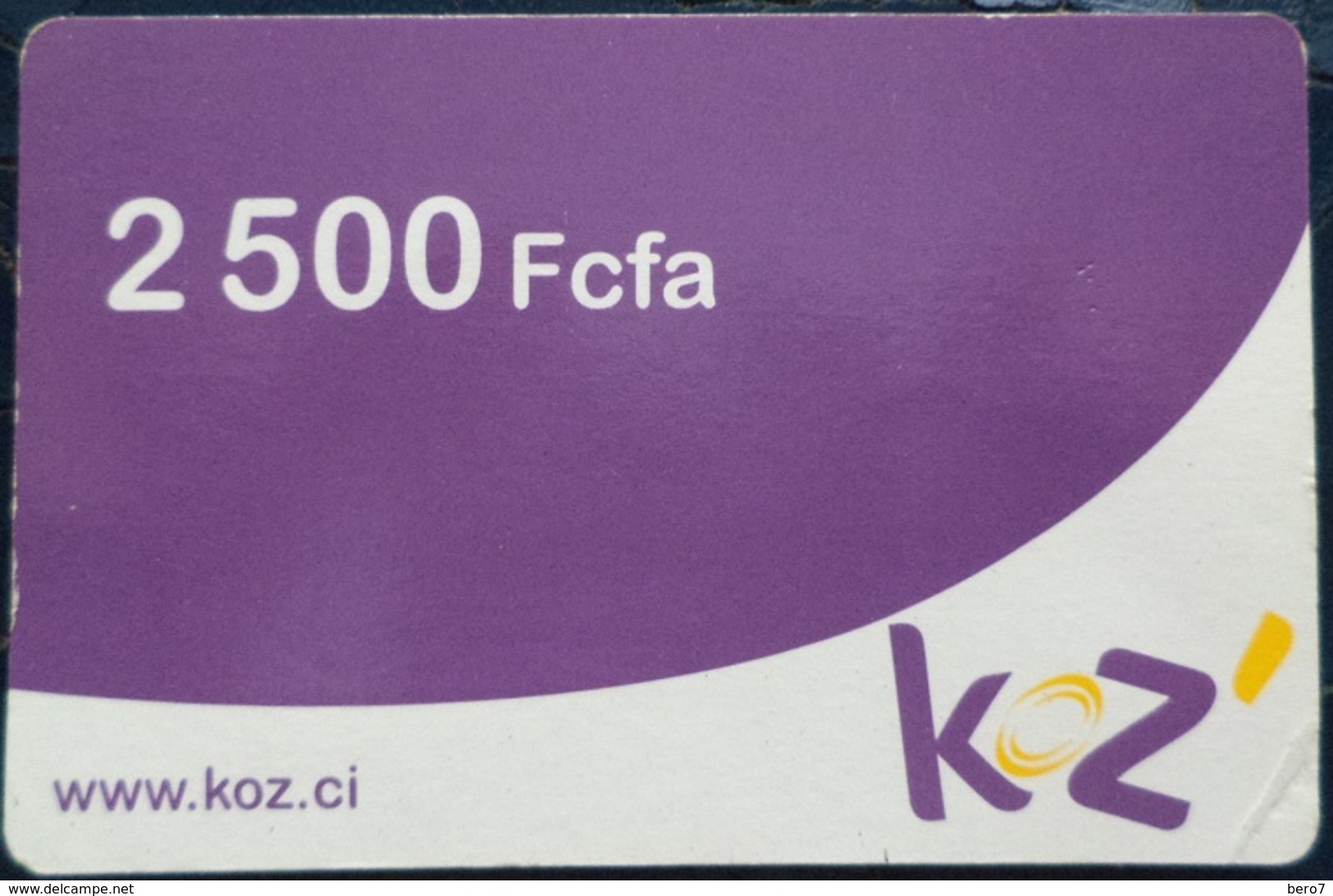 Ivory Coast Koz 2500 FCFA - Costa De Marfil