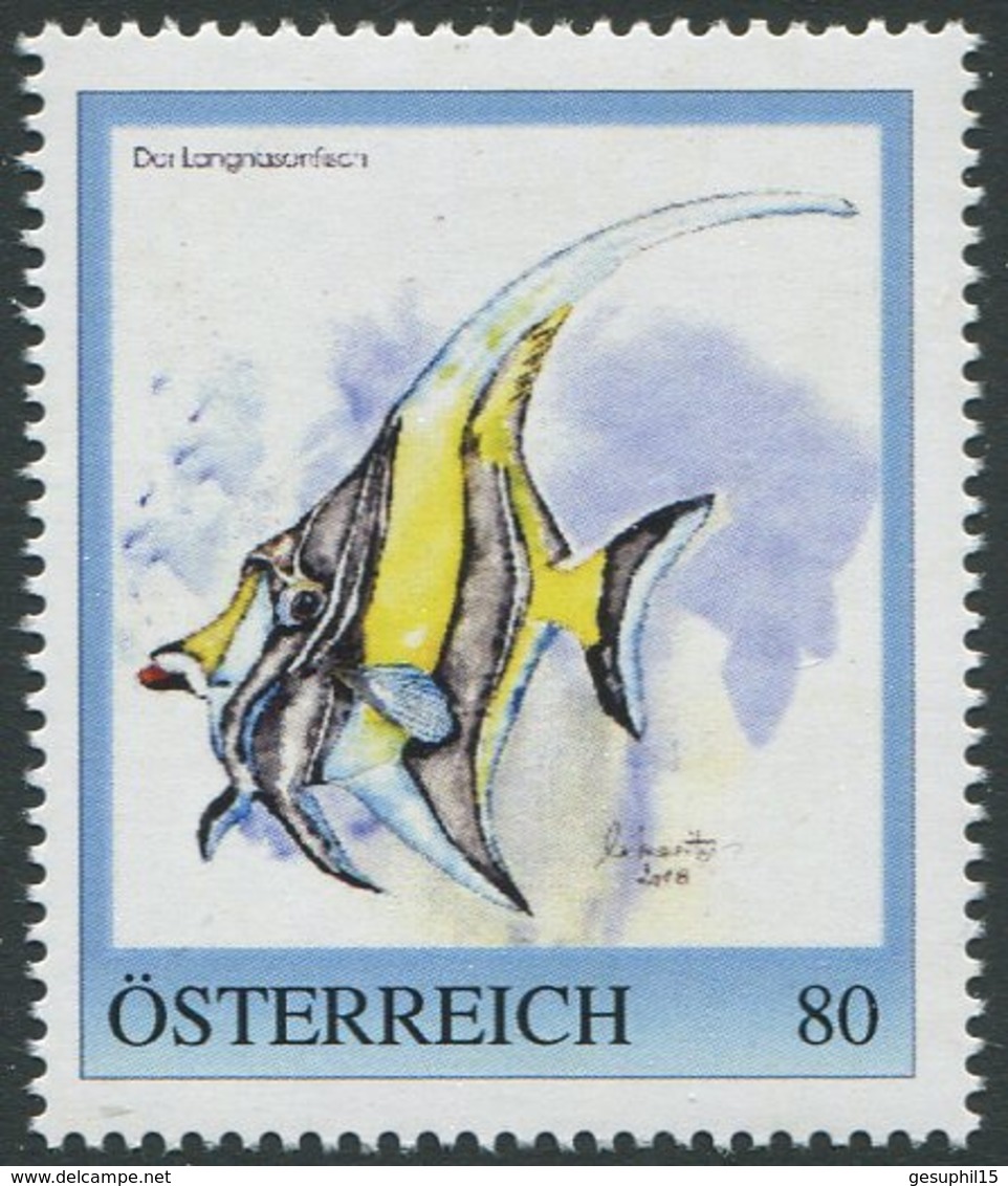 ÖSTERREICH / 8127477 / Der Langnasenfisch / Postfrisch / ** / MNH - Personalisierte Briefmarken
