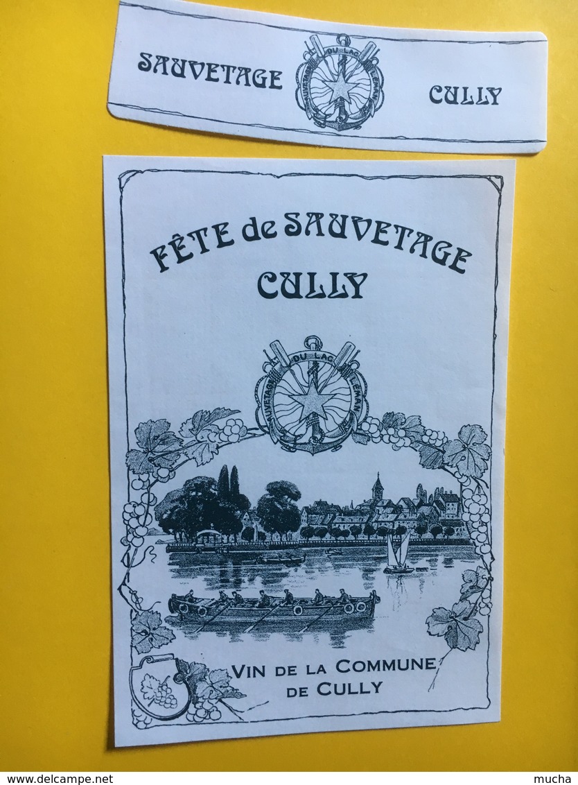 8673 - Fête De Sauvetage Cully Vin De La Commune Suisse - Autres & Non Classés