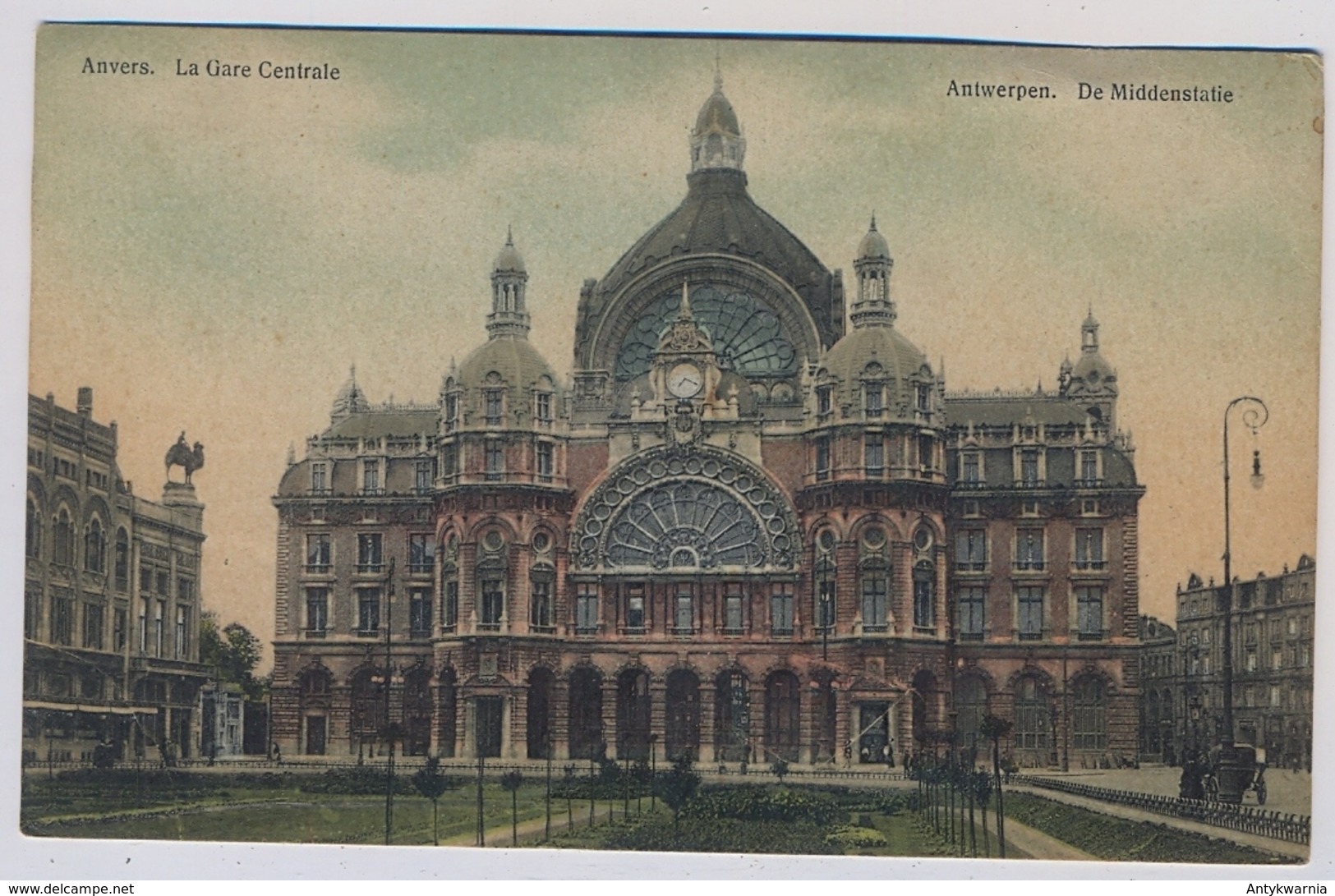 Antwerpen  Antwerp  La Gare  1919y.   E614 - Heist-op-den-Berg